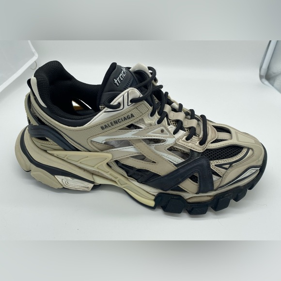 【おすすめ★】BALENCIAGA■Track.2スニーカー Beige Black BALENCIAGA TRACK.2 BEIGE BLACK SZ 40/10 WOMEN'S SNEAKERS | eBay